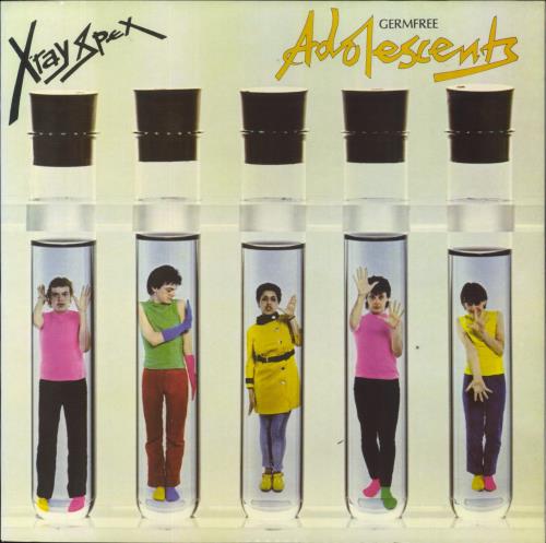 X-Ray Spex Germfree Adolescents - Clear Vinyl - EX vinyl LP album (LP record) US X-RLPGE856915