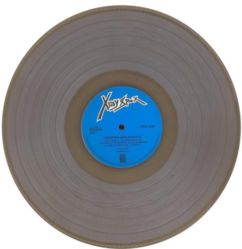 X-Ray Spex Germfree Adolescents - Clear Vinyl - EX vinyl LP album (LP record) US X-RLPGE856915