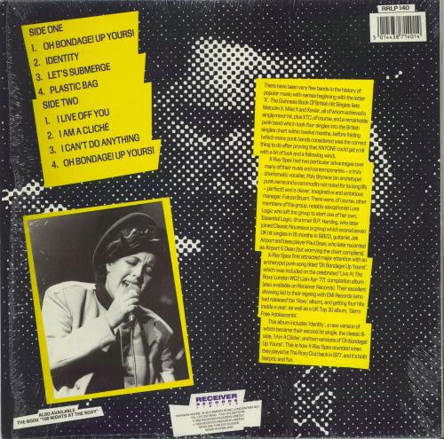 X-Ray Spex Live At The Roxy Club vinyl LP album (LP record) UK X-RLPLI775425