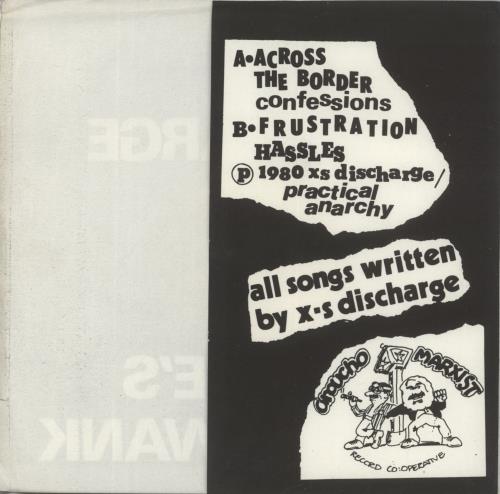 X-S Discharge Life's A Wank 7" vinyl single (7 inch record / 45) UK 9QA07LI889188