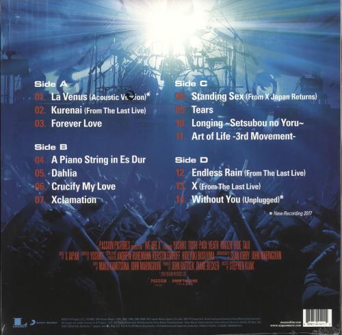 X Japan We Are X: Original Motion Picture Soundtrack - Sealed 2-LP vinyl record set (Double LP Album) German YBG2LWE718826