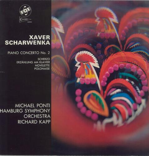 Xaver Scharwenka Piano Concerto No. 2 vinyl LP album (LP record) UK XA3LPPI861799
