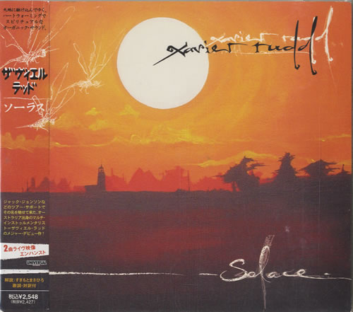Xavier Rudd Solace CD album (CDLP) Japanese XA0CDSO470471