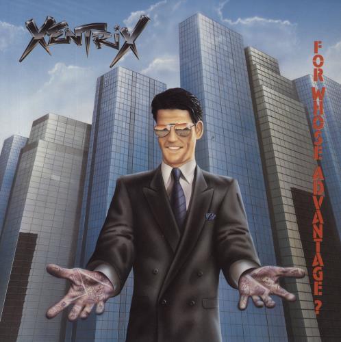 Xentrix For Whose Advantage? vinyl LP album (LP record) Dutch XNTLPFO580128