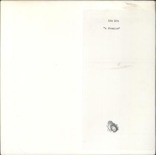 Xiu Xiu A Promise - 1st - White vinyl LP album (LP record) US 1O3LPAP859684