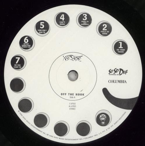 Xscape Off The Hook - Shrink vinyl LP album (LP record) US XABLPOF869344