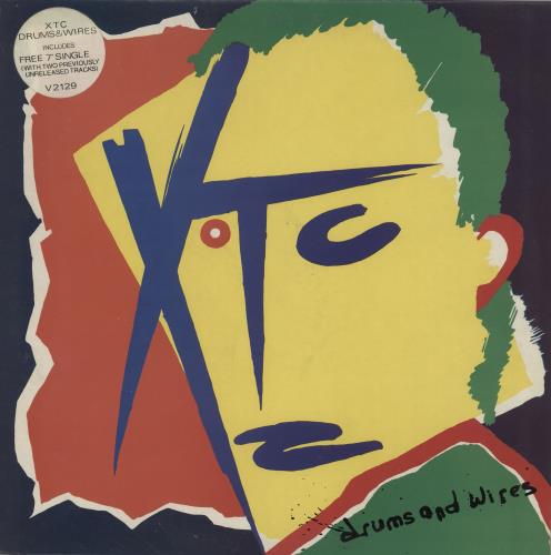 XTC Drums And Wires + 7" vinyl LP album (LP record) UK XTCLPDR755505