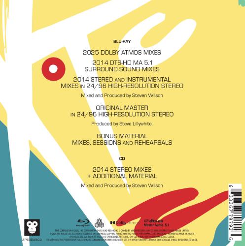 XTC Drums And Wires - CD/Blu-Ray Dolby Atmos | Surround Sound Mixes Blu Ray Audio UK XTCABDR875212