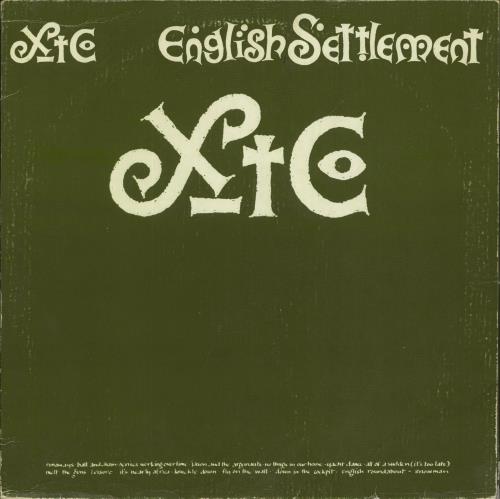 XTC English Settlement - White Titles - EX 2-LP vinyl record set (Double LP Album) UK XTC2LEN804878