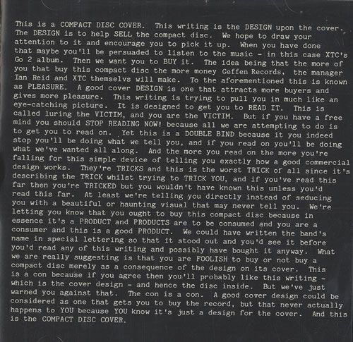 XTC Go 2 CD album (CDLP) US XTCCDGO470971