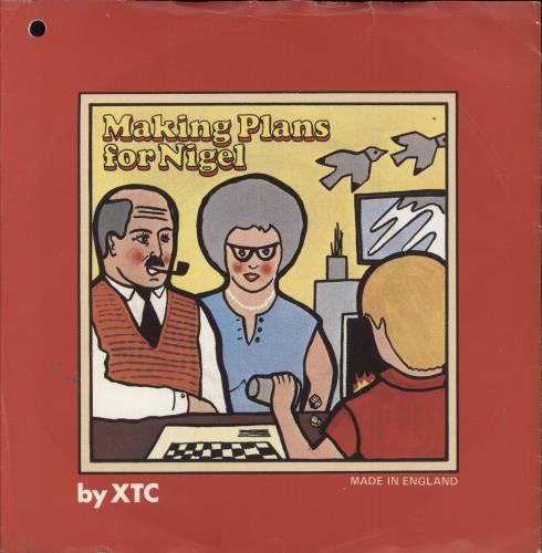 XTC Making Plans For Nigel + p/s 7" vinyl single (7 inch record / 45) UK XTC07MA82810