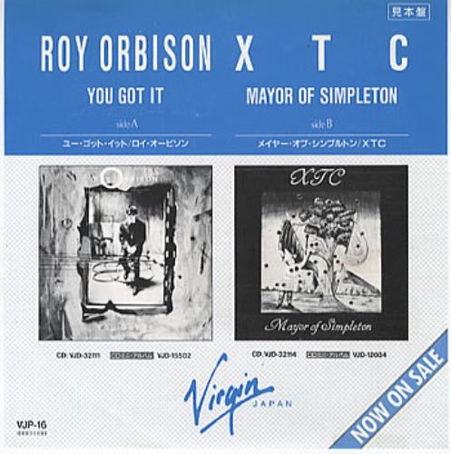 XTC Mayor Of Simpleton 7" vinyl single (7 inch record / 45) Japanese XTC07MA147882