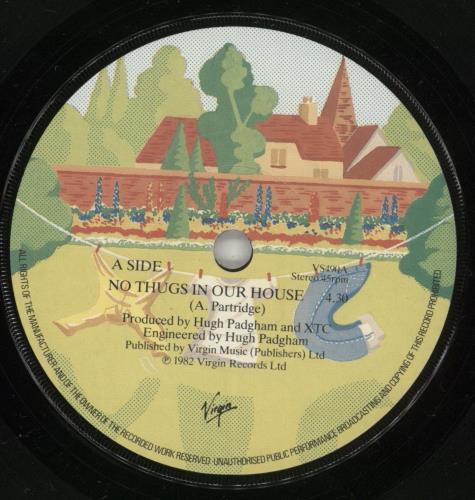 XTC No Thugs In Our House - Theatre Pack 7" vinyl single (7 inch record / 45) UK XTC07NO42490