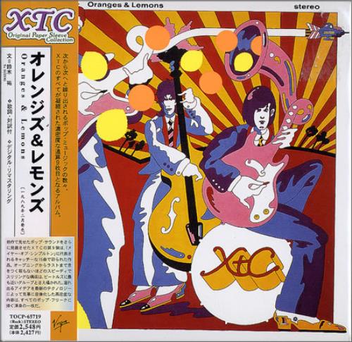 XTC Oranges & Lemons CD album (CDLP) Japanese XTCCDOR183212
