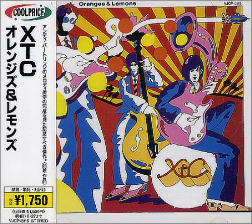 XTC Oranges & Lemons CD album (CDLP) Japanese XTCCDOR365718