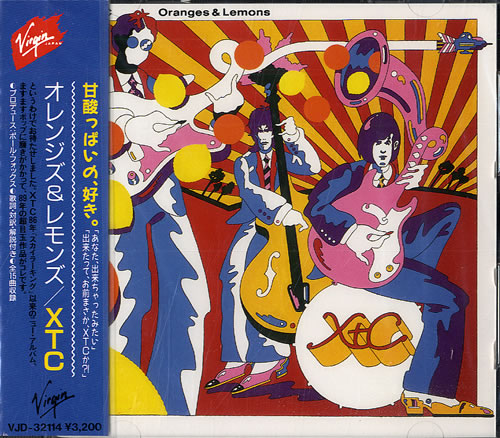 XTC Oranges & Lemons CD album (CDLP) Japanese XTCCDOR556182