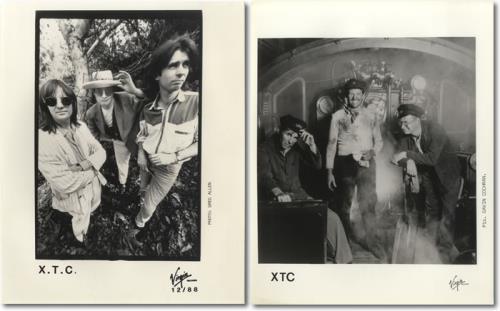 XTC Pair Of Official Virgin Publicity Photographs photograph UK XTCPHPA507073