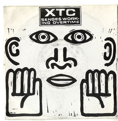 XTC Senses Working Overtime 7" vinyl single (7 inch record / 45) German XTC07SE625589