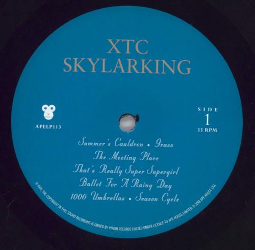 XTC Skylarking - 200gm vinyl LP album (LP record) UK XTCLPSK833027