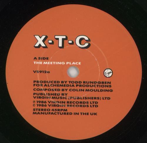 XTC The Meeting Place 7" vinyl single (7 inch record / 45) UK XTC07TH68957