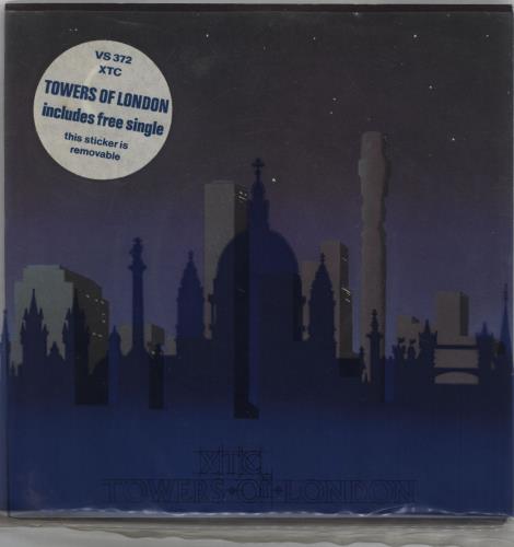 XTC Towers Of London - Double Pack - Stickered 7" vinyl single (7 inch record / 45) UK XTC07TO81398
