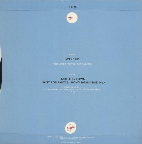 XTC Wake Up 7" vinyl single (7 inch record / 45) UK XTC07WA68972