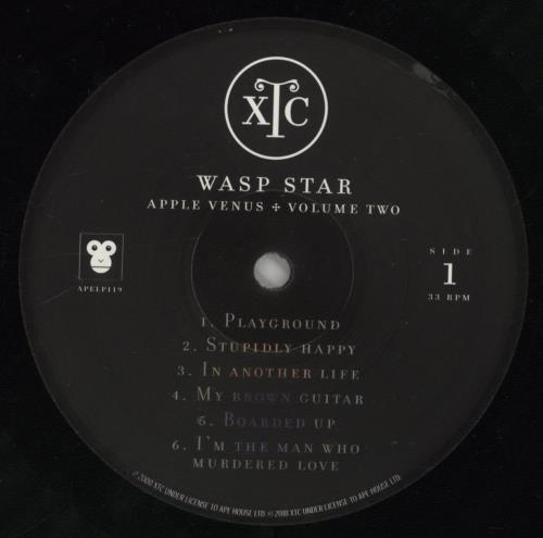 XTC Wasp Star (Apple Venus Volume 2) - 200gram Heavyweight Vinyl vinyl LP album (LP record) UK XTCLPWA845966