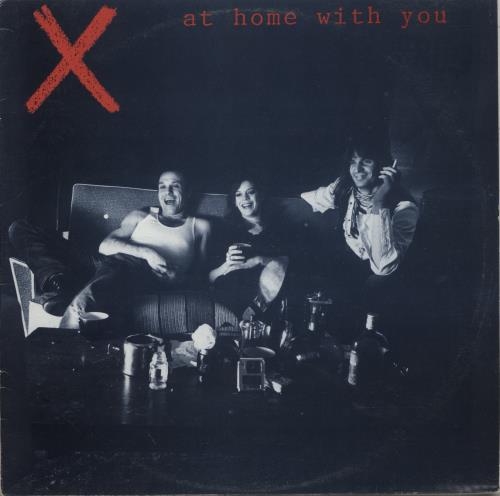 X At Home with You vinyl LP album (LP record) Australian -X-LPAT870338