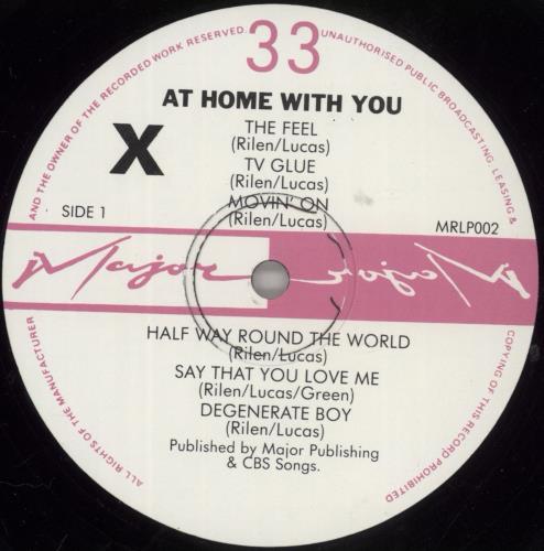 X At Home with You vinyl LP album (LP record) Australian -X-LPAT870338