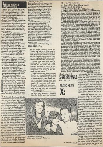 X At Home with You vinyl LP album (LP record) Australian -X-LPAT870338