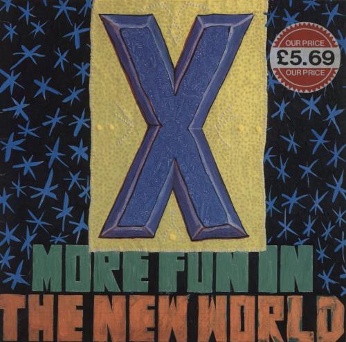 X More Fun In The New World vinyl LP album (LP record) German -X-LPMO643869