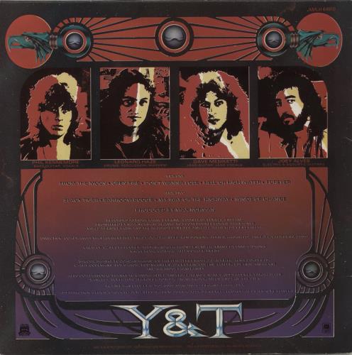 Y&T Black Tiger vinyl LP album (LP record) UK Y&TLPBL277129