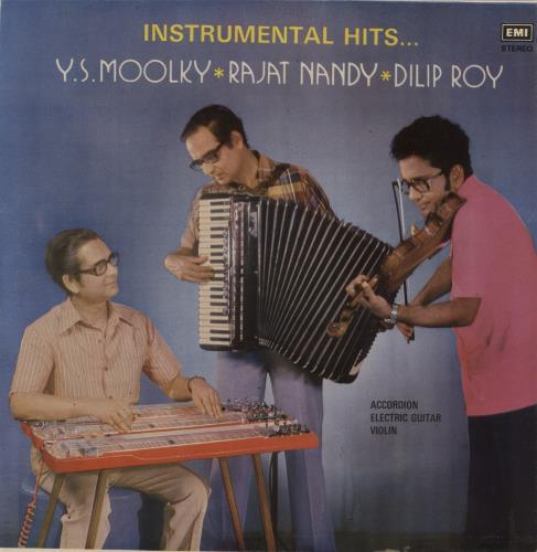 Y. S. Moolky Instrumental Hits... vinyl LP album (LP record) Indian 9APLPIN880753