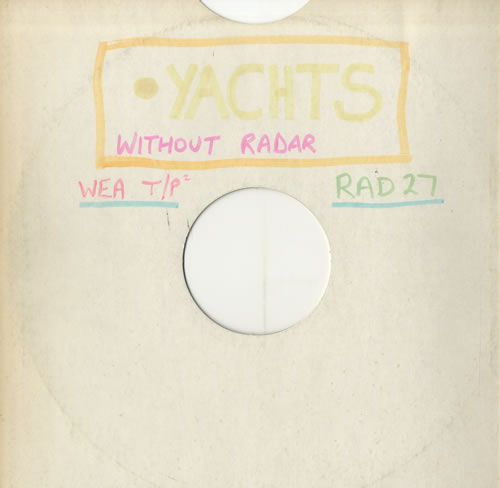 Yachts Yachts Without Radar - Test Pressing vinyl LP album (LP record) UK YACLPYA561565