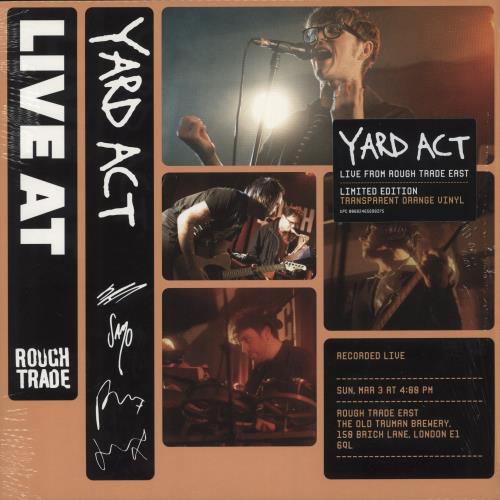 Yard Act Live At Rough Trade East - Orange Vinyl vinyl LP album (LP record) UK 5E-LPLI875088