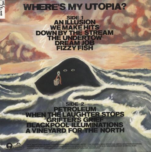 Yard Act Where's My Utopia? - White, Orange & Red with Black Splatter Vinyl vinyl LP album (LP record) UK 5E-LPWH876586