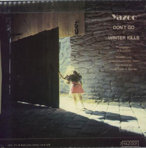 Yazoo Don't Go 7" vinyl single (7 inch record / 45) UK YAZ07DO97693