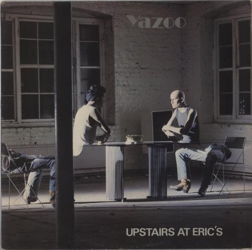 Yazoo Upstairs At Eric's + Autographed Postcard vinyl LP album (LP record) UK YAZLPUP850600