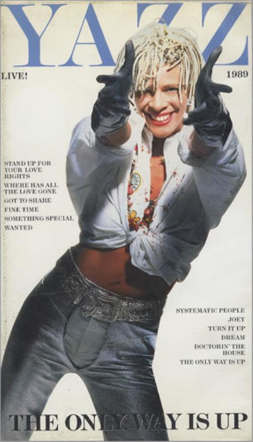 Yazz The Only Way Is Up - Live 1989 video (VHS or PAL or NTSC) UK YZZVITH170477