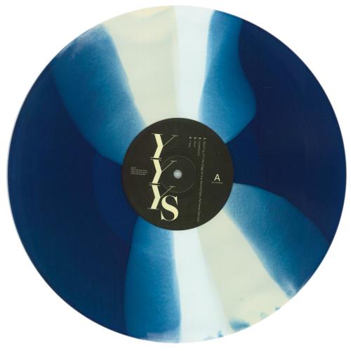 Yeah Yeah Yeahs Cool It Down - Blue, Yellow & White Twister Vinyl vinyl LP album (LP record) US YYYLPCO867211