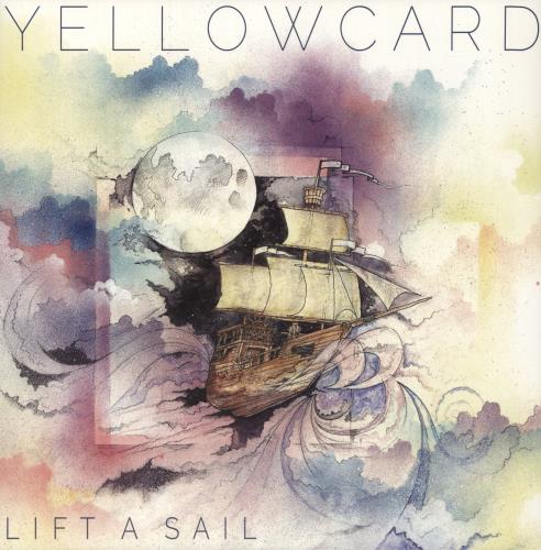 Yellowcard Lift A Sail - Clear with Multicolored Swirl Vinyl vinyl LP album (LP record) UK YE1LPLI873416
