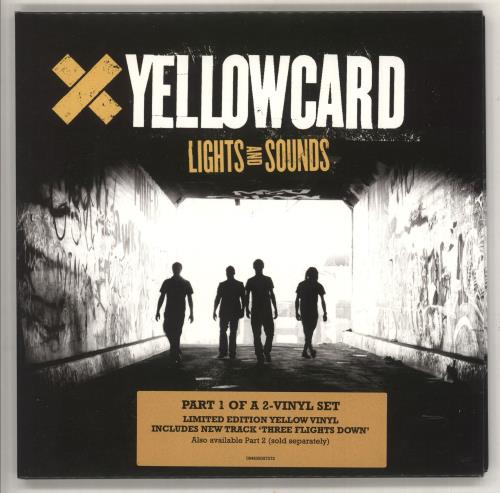 Yellowcard Lights And Sounds - Parts 1 & 2 7" vinyl single (7 inch record / 45) UK YE107LI657328