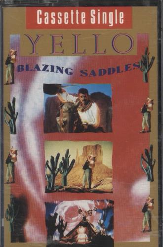 Yello Blazing Saddles cassette single UK YELCSBL744160