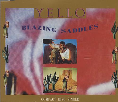 Yello Blazing Saddles CD single (CD5 / 5") UK YELC5BL80260