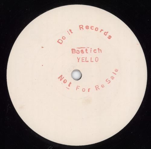 Yello Bostich / Temptation 12" vinyl single (12 inch record / Maxi-single) UK YEL12BO13354