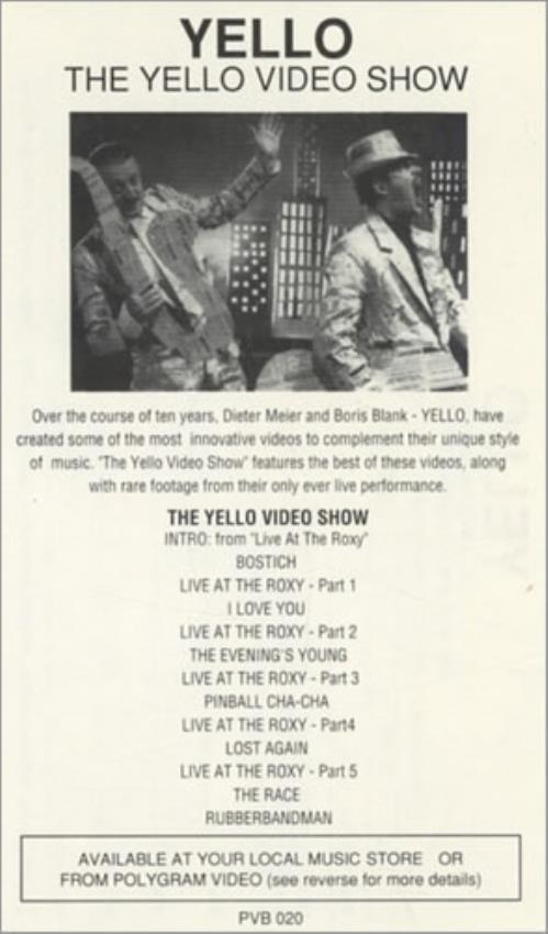 Yello Rubberbandman CD single (CD5 / 5") Canadian YELC5RU432686