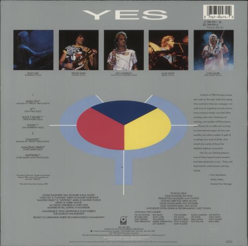 Yes 9012 Live - The Solos vinyl LP album (LP record) German YESLPLI301830