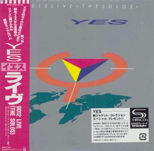 Yes 9012Live: The Solos SHM CD Japanese YESHMLI790193