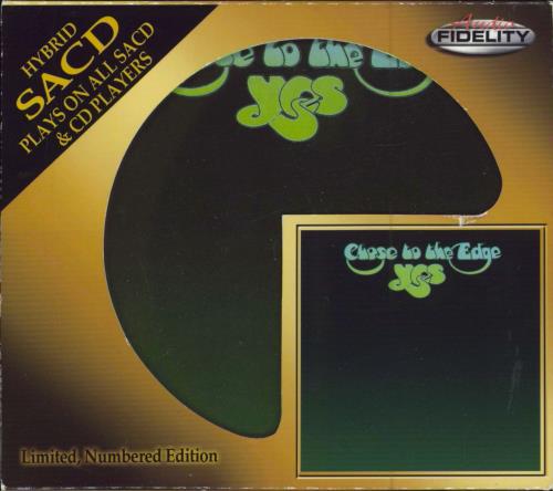 Yes Close To The Edge - Gold super audio CD SACD US YESSACL787733