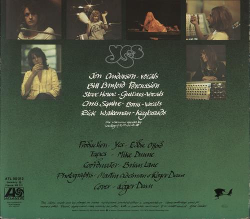 Yes Close To The Edge - Prime Cuts Sticker vinyl LP album (LP record) German YESLPCL816199